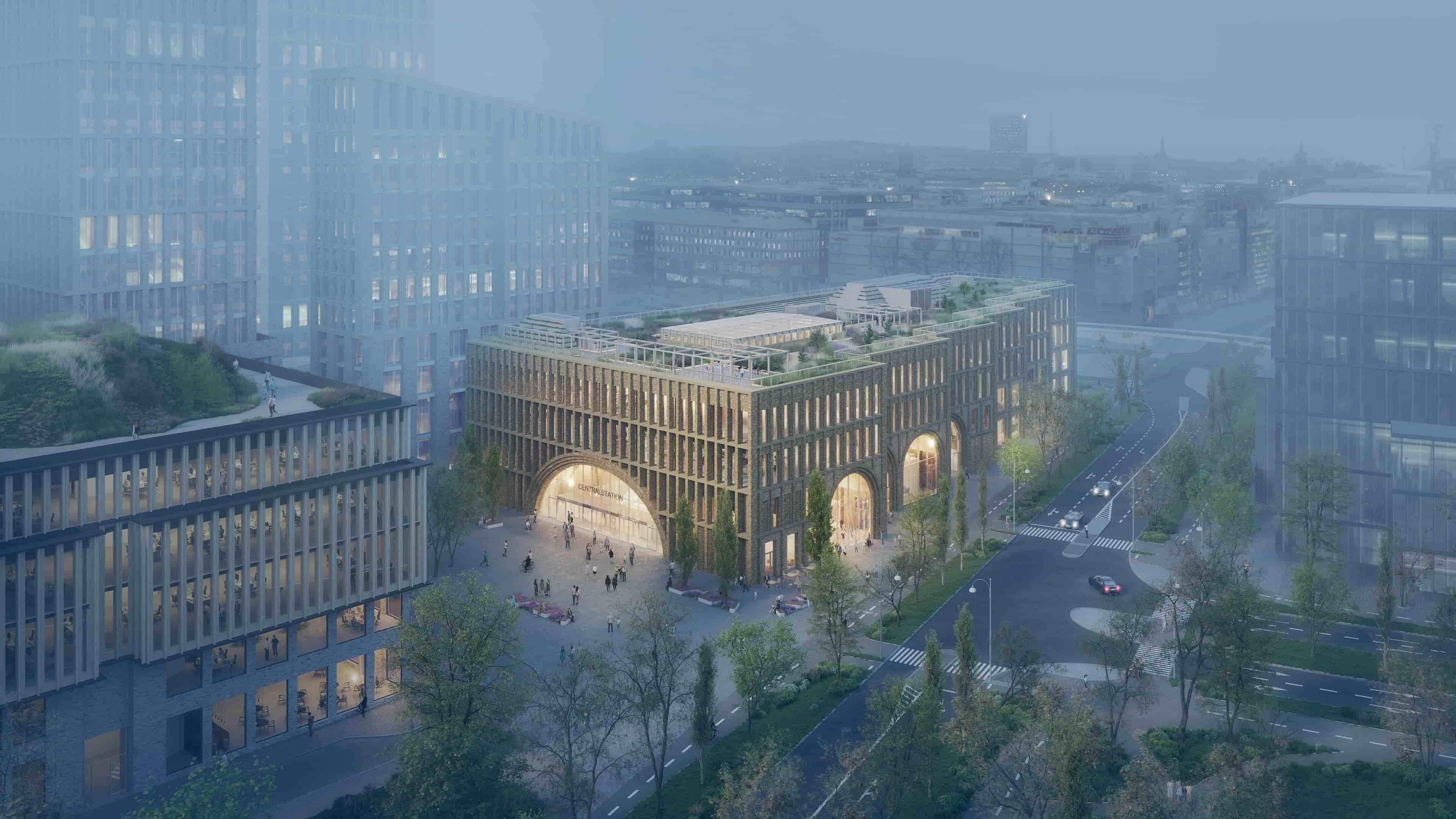 Grand Central - Vy från nordost