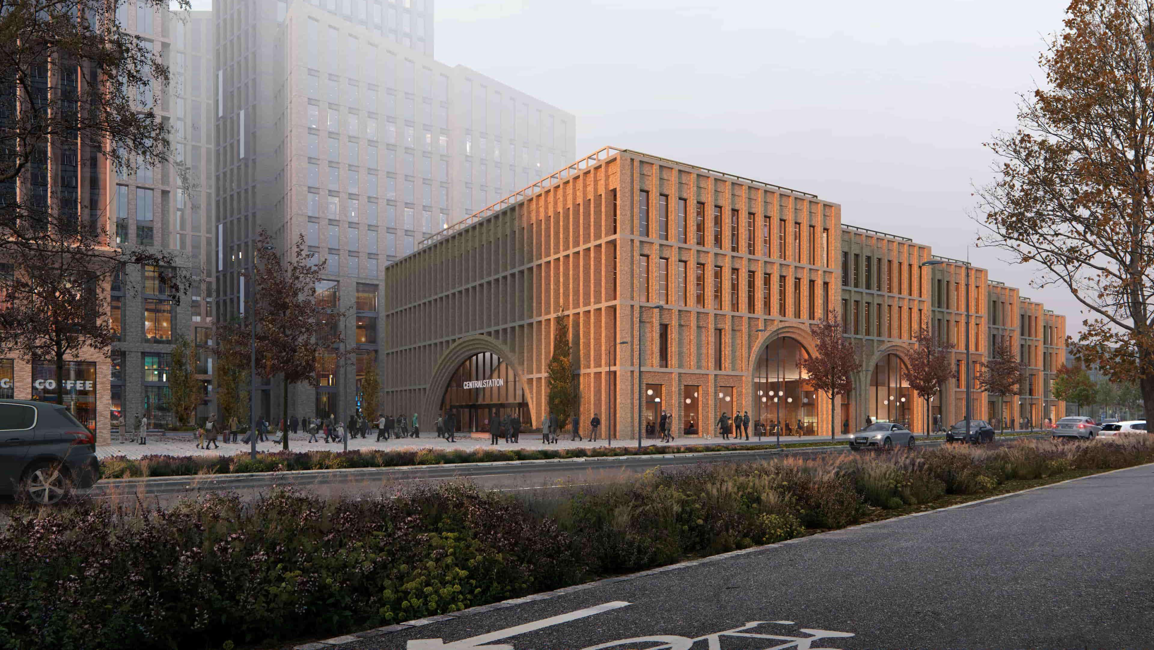 nya stationshuset vy fran nordost