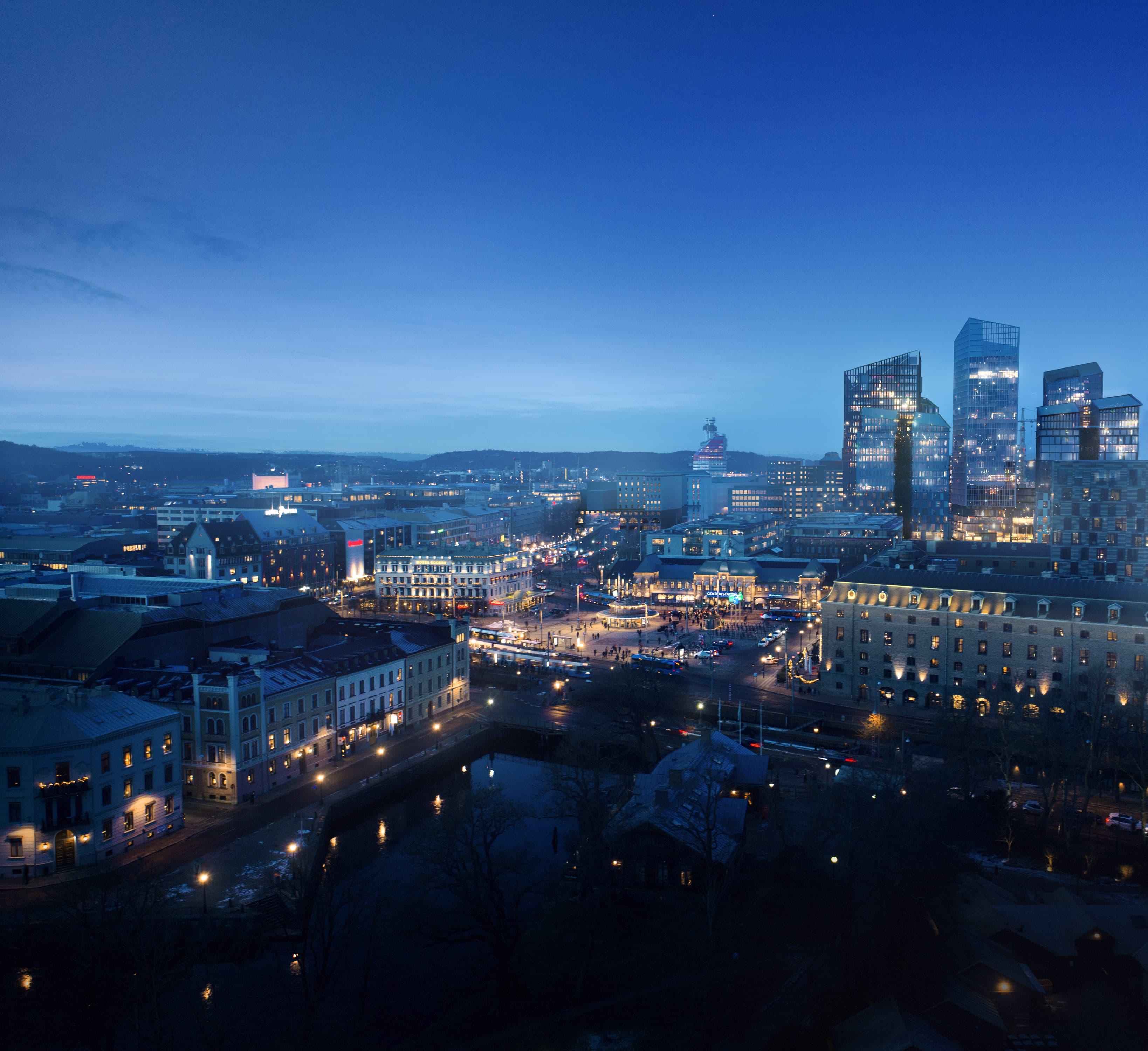 Göteborg fågelvy