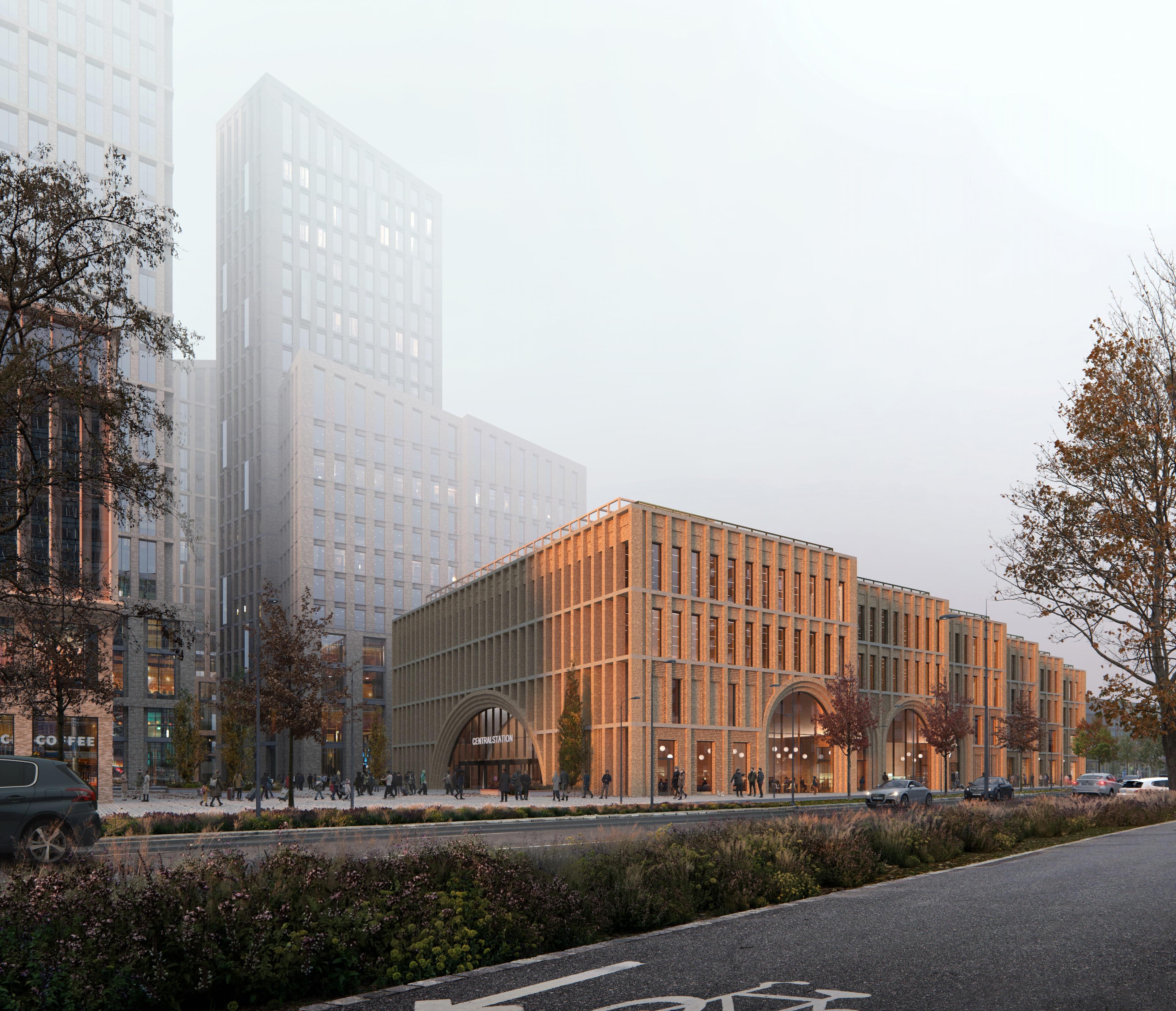 Stationshuset Vy från nordost