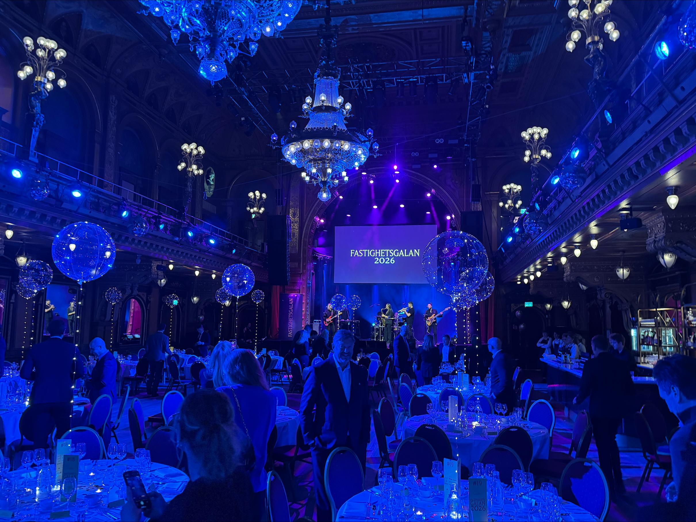 Fastighetsgalan 2026 på Berns Salonger